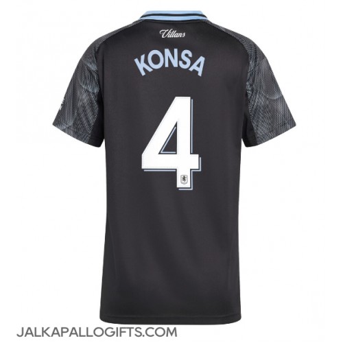 Aston Villa Ezri Konsa #4 Vieraspaita Naiset 2025-26 Lyhythihainen